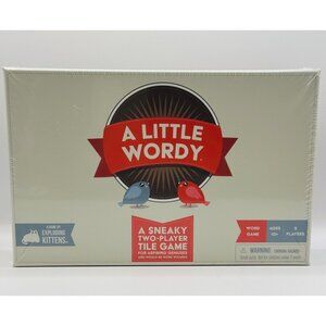 A Little Wordy By Exploding Kittens Two Player Tile Word Game NEW